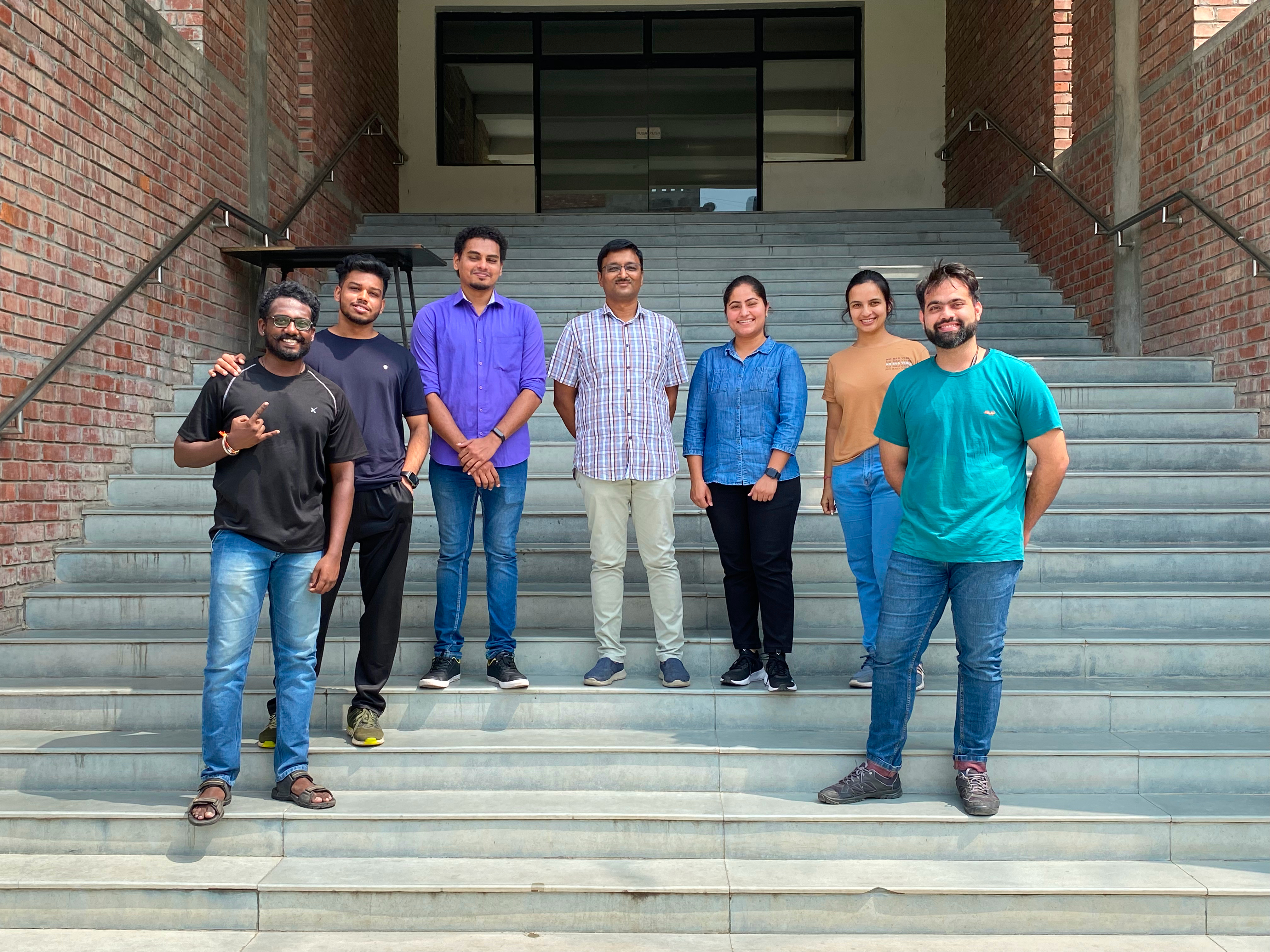 ISCB Group members together on campus