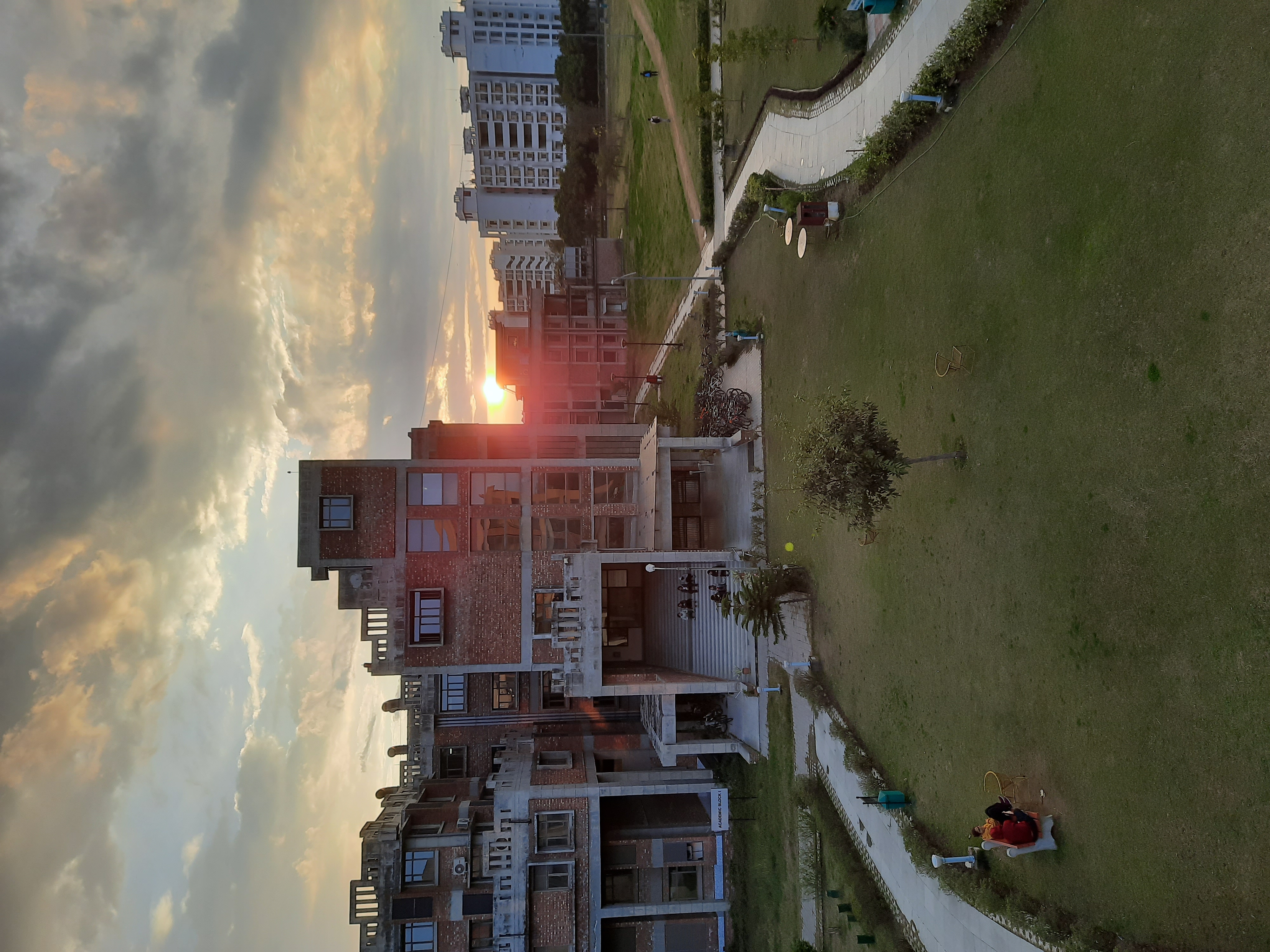 The green IISER Mohali campus