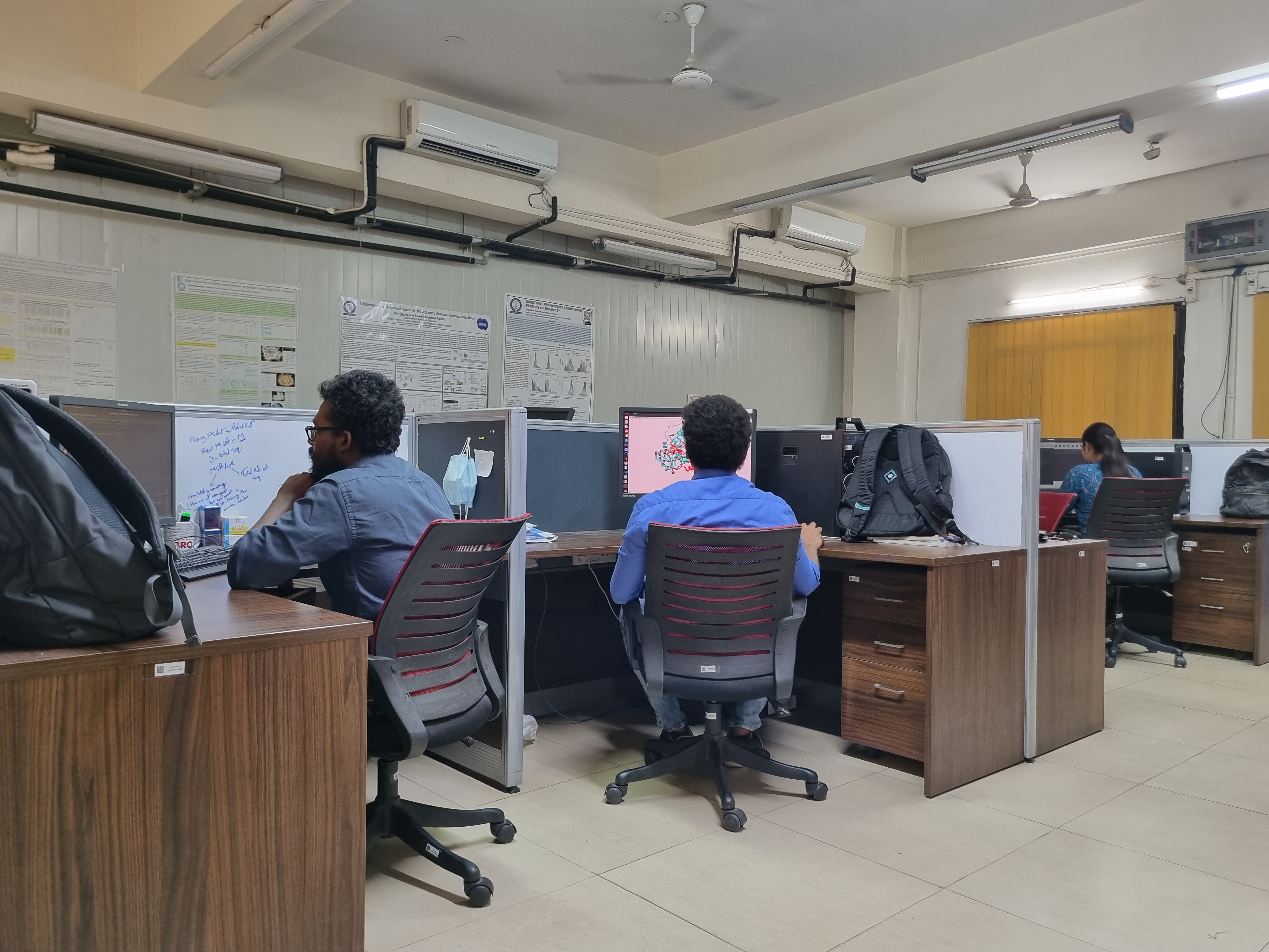 Members of the ISCB Group in the lab